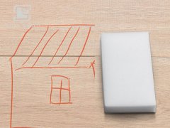 如何清除墻面涂鴉，使用納米海綿一擦即凈